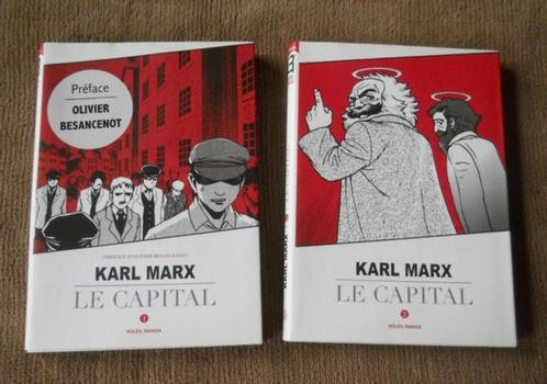 Karl Marx - Le Capital en manga (2 tomes), Livres, Histoire & Politique, Enlèvement ou Envoi