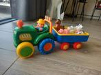 Tractor met aanhangwagen (inclusief boer en boerderijdieren), Kinderen en Baby's, Speelgoed |Speelgoedvoertuigen, Ophalen of Verzenden