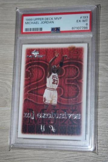 Graded Card Michael Jordan 1999 upper deck MVP , PSA nr 193 beschikbaar voor biedingen
