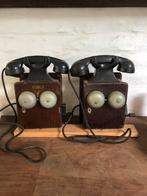 2 originele antieke telefoontoestellen, Antiquités & Art, Curiosités & Brocante, Enlèvement ou Envoi