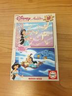 Houten puzzel – Aladdin – 2 puzzels – 25 stukjes, 10 tot 50 stukjes, Van hout, Zo goed als nieuw, 2 tot 4 jaar