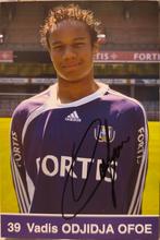 Carte individuelle dédicacée RSC Anderlecht Vadis, Enlèvement ou Envoi