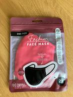 Set van 2 x roze mondmasker nieuw in gesloten verpakking, Enlèvement ou Envoi, Neuf