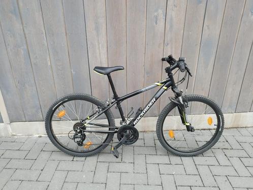 VTT ENFANT ROCKRIDER ST 500 24 POUCES 9-12 ans Noir, Vélos & Vélomoteurs, Vélos | Garçons, Comme neuf, 24 pouces, Frein à main