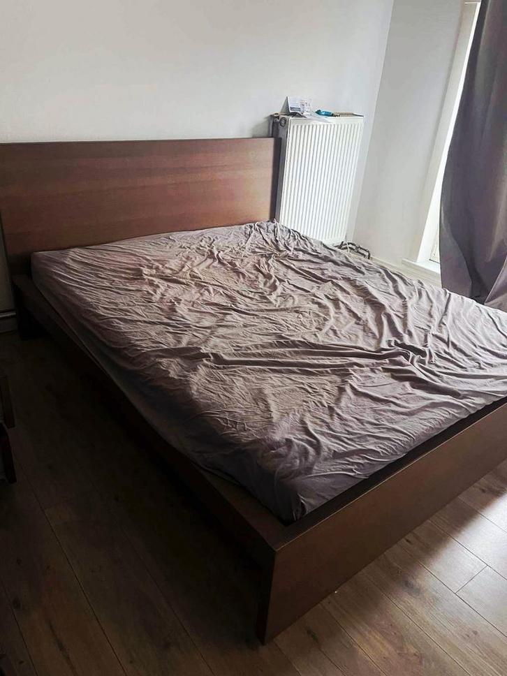 ️ IKEA MALM bed 160200, Huis en Inrichting, Slaapkamer | Complete slaapkamers, Zo goed als nieuw, Ophalen