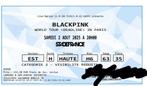 Concert Blackpink ce samedi 02 Août à Stade de Paris, Tickets en Kaartjes, Eén persoon