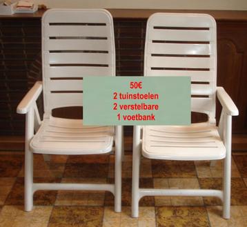Tuinstoelen per set 50€ beschikbaar voor biedingen