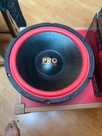 Subwofer plus amplis, Autos : Divers, Haut-parleurs voiture, Enlèvement, Comme neuf
