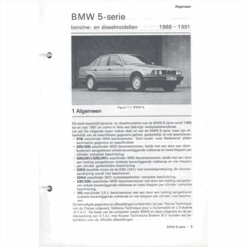 BMW 5 serie Vraagbaak losbladig 1988-1991 #1 Nederlands, Livres, Autos | Livres, Utilisé, BMW, Enlèvement ou Envoi