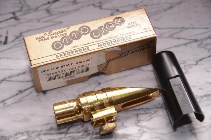 Otto Link "Florida" 8* (USA) - Tenor Saxofoon Mondstuk, Muziek en Instrumenten, Instrumenten | Toebehoren, Zo goed als nieuw, Saxofoon