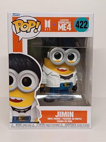Funko pop Jimin BTS Despicable ME4   422 beschikbaar voor biedingen