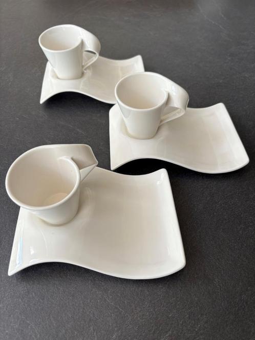 VILLEROY & BOSCH – ENSEMBLE ESPRESSO “NEWWAVE” (6 PIECES), Huis en Inrichting, Keuken | Servies, Nieuw, Kop(pen) en/of Schotel(s)