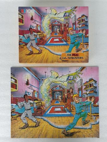Puzzel The Real Ghostbusters (MB, 1988) beschikbaar voor biedingen