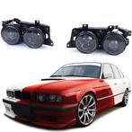 Koplampen set zwart BMW 5 serie E34 1988-2005, Verzenden