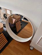 Spiegel IKEA Stockholm wit, Moins de 100 cm, Rond, Comme neuf, Enlèvement