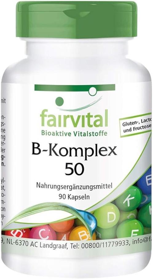 Fairvital | B complex 50 GRATIS LEVERING, Sport en Fitness, Gezondheidsproducten en Wellness, Nieuw, Overige typen, Verzenden