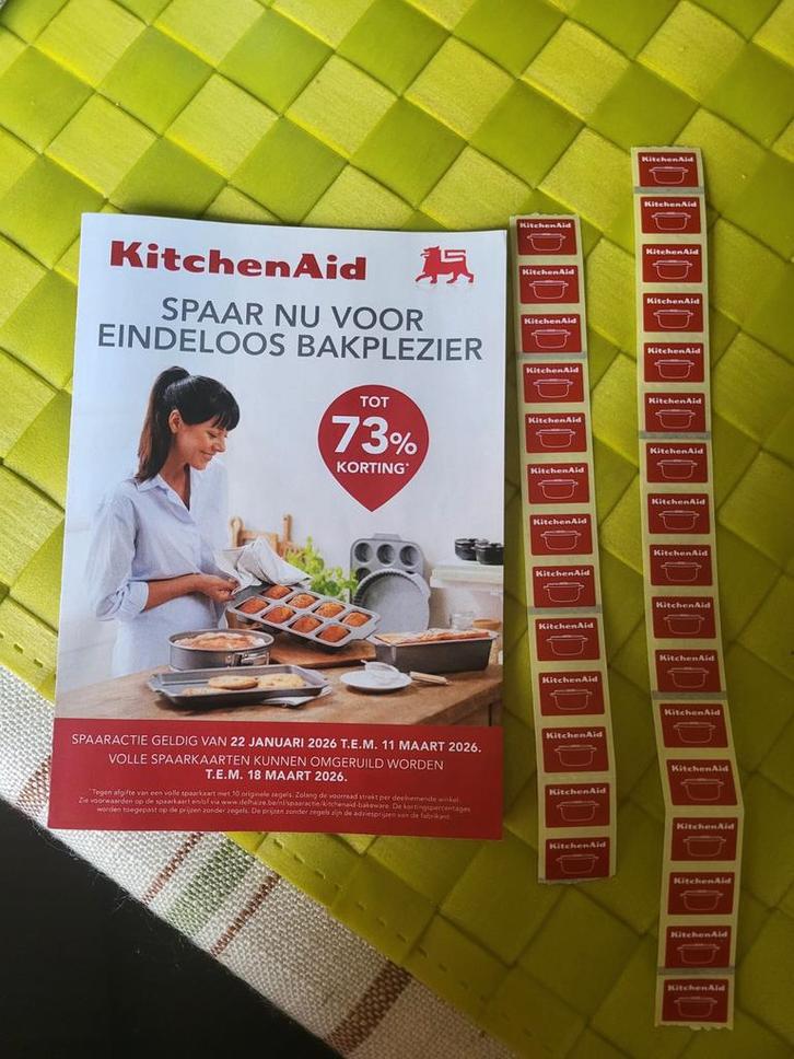 38 timbres de la campagne Delhaize Kitchen Aid (0,2 euro cha, Collections, Actions de supermarché, Enlèvement ou Envoi