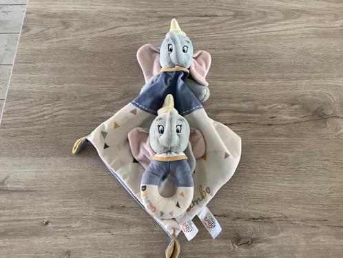 Disney Dumbo baby knuffelset, Kinderen en Baby's, Speelgoed | Babyspeelgoed, Zo goed als nieuw, Rammelaar, Ophalen of Verzenden