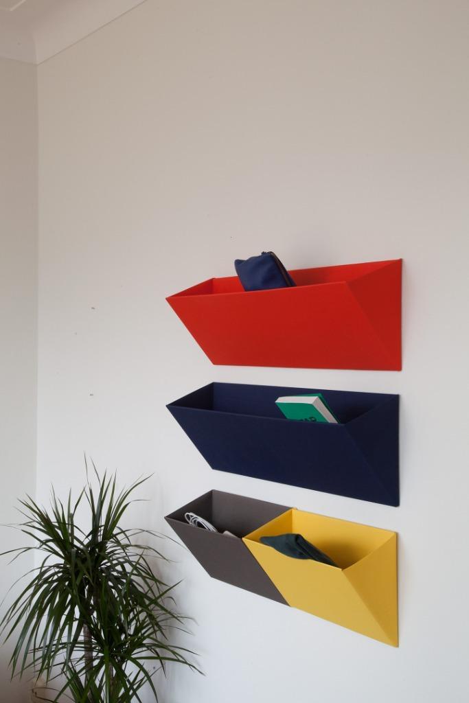 OBJEKTEN Leaning design wandrek XL zwart, Huis en Inrichting, Woonaccessoires | Wandplanken en Boekenplanken, Zo goed als nieuw