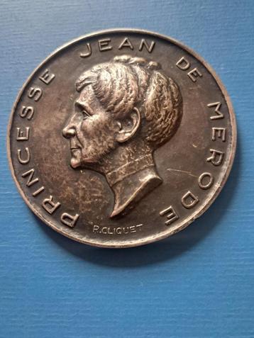 1952 medaille Jean de Mérode door R. Cliquet beschikbaar voor biedingen