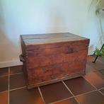 Stevige, houten kist, Huis en Inrichting, Woonaccessoires | Kisten, Ophalen, Gebruikt, 50 tot 75 cm, Minder dan 50 cm