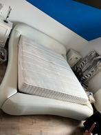 Tweepersoonsbed, Huis en Inrichting, Slaapkamer | Bedden, Ophalen, Overige materialen, Gebruikt, Wit