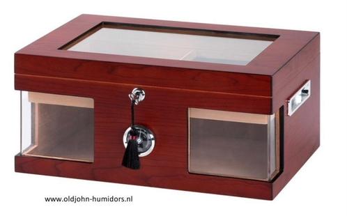 HUMIDOR "WOOD WONDERFUL" INZETTRAY EN SLOT 125 SIGAREN   h01, Verzamelen, Rookartikelen, Aanstekers en Luciferdoosjes, Nieuw, Tabaksdoos of Verpakking