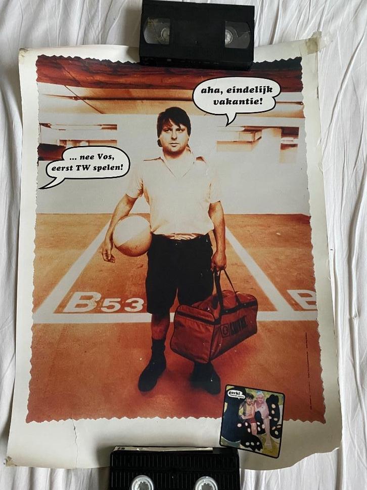 Luc De Vos (Gorki) – originele promo-poster, Verzamelen, Posters, Gebruikt, Muziek, A1 t/m A3, Rechthoekig Staand, Ophalen
