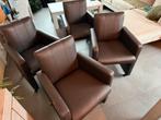 Eetkamer stoelen, Maison & Meubles, Chaises, Enlèvement, Utilisé, Brun, Quatre