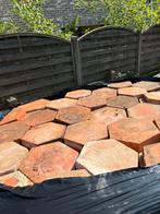 Lot antieke zeskantige terracotta tegels  info graag BELLEN, Enlèvement