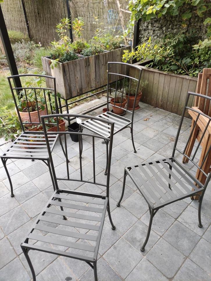 Set (tuin)stoelen Ikea, Huis en Inrichting, Stoelen, Gebruikt, Ophalen