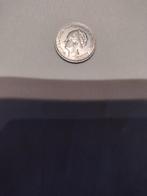 Zilveren munt Wilhelmina Koningin der Nederlanden, Postzegels en Munten, Munten | Nederland, ½ gulden, Zilver, Ophalen of Verzenden
