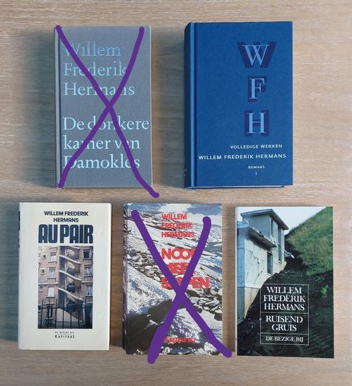 Willem Frederik Hermans 3 boeken, Livres, Littérature, Comme neuf, Enlèvement ou Envoi