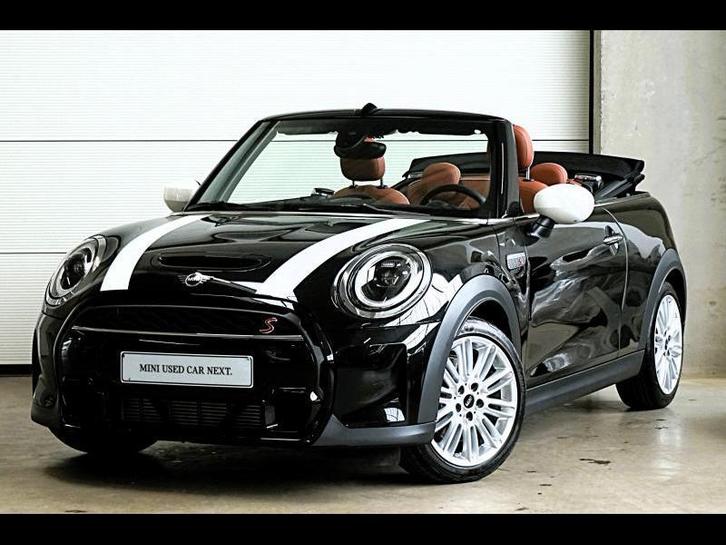 MINI Cooper S Cabrio AUTOMAAT - LEDER - NAVI - LED, Auto's, Mini, Bedrijf, Cabrio, Airbags, Airconditioning, Bluetooth, Boordcomputer