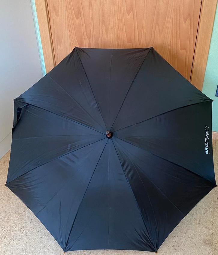 🍄 NIEUWE zwarte paraplu ( geopend 100 cm diameter, Handtassen en Accessoires, Paraplu's, Nieuw, Zwart, Ophalen of Verzenden