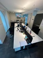 Burelen 4 stuks 200x80cm + middenscherm, zeer goede staat!, Ophalen, Gebruikt, Bureau