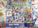 Puzzel Goliath That's Life : WINTERFUN - 1000 stukjes, Hobby en Vrije tijd, Ophalen of Verzenden, 500 t/m 1500 stukjes, Zo goed als nieuw