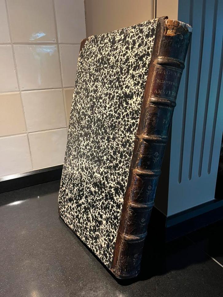Antiek boek Jan Wagenaar Amsterdam (enkel 2e deel) 1765, Antiek en Kunst, Antiek | Boeken en Manuscripten, Ophalen