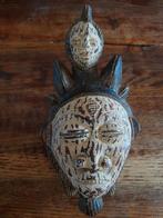 Koppeltje van 2 Afrikaanse hoofdjes in keramiek, Ophalen of Verzenden