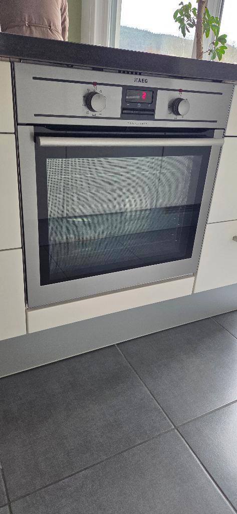 inbouwoven AEG, Elektronische apparatuur, Ovens, Zo goed als nieuw, Inbouw, Oven met grill, 60 cm of meer, 45 tot 60 cm, Hete lucht