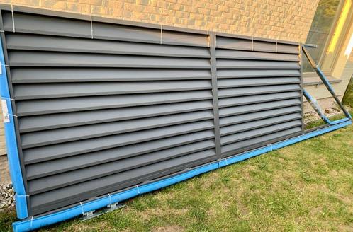Schuifpoort met motor nieuw, Tuin en Terras, Tuinpoorten, Nieuw, Schuifpoort, IJzer, Ophalen