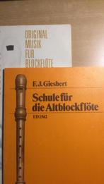 Altblokfluit leerboek en sonate Telemann, Muziek en Instrumenten, Bladmuziek, Ophalen of Verzenden, Zo goed als nieuw
