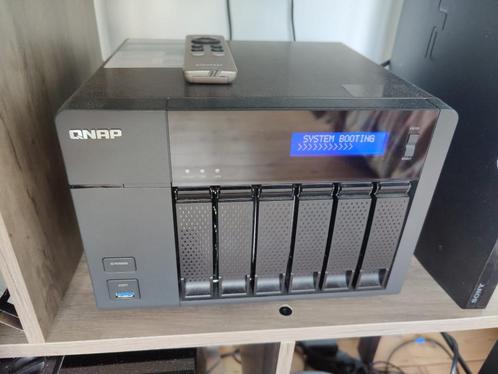 NAS QNAP TS653A | 6 sleuven en geüpgraded naar 8 GB ddr3, Computers en Software, Servers, Zo goed als nieuw, Minder dan 2 Ghz