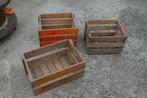oude houten bierbakken, Verzamelen, Biermerken, Ophalen, Gebruikt, Overige merken