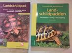 2 boeken over het houden van een landschild, Boeken, Dieren en Huisdieren, Ophalen, Gelezen, Reptielen of Amfibieën