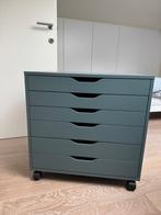 Ikea Alex ladeblok op wielen (groen), Huis en Inrichting, Bureaus, Ophalen, Zo goed als nieuw, Bureau