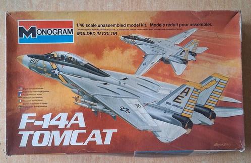 F14-A Tomcat,, monogram 1/48, Hobby en Vrije tijd, Modelbouw | Vliegtuigen en Helikopters, Nieuw, Vliegtuig, Groter dan 1:72, Overige merken