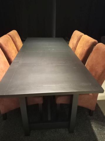 Zwarte grenen tafel, Enlèvement, Utilisé, Hacienda