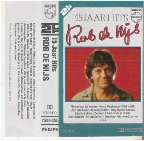 ROB DE NIJS: "15 Jaar Hits", CD & DVD, Cassettes audio, Originale, Enlèvement ou Envoi