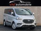 Ford Tourneo Custom 2.0 TDCI 6 PLACES + 1 RAMPE/LIFT PMR, Auto's, Ford, Stof, 4 cilinders, 7 zetels, 96 kW